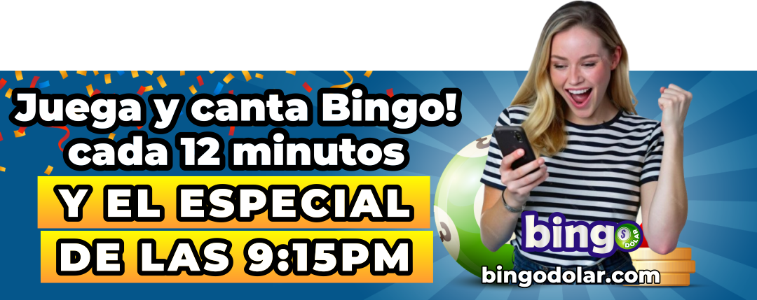 Juega y Canta Bingo! en bingodolar.com